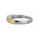 Yellow Cubic Zirconia Platinum Over Sterling Silver Ring 2.00ctw