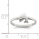 Rhodium Over Sterling Silver Polished Dolphin Children's Ring