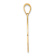 14k Yellow Gold Saint George Island with Dolphins Circlular Charm