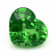 Tsavorite 8.0x6.7mm Heart Shape 1.83ct