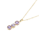 Lab Created Alexandrite Sapphire 18k Yellow Gold Over Silver December
Birthstone Pendant 3.87ctw