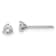 14K White Gold Lab Grown Diamond 3/8ctw VS/SI GH 3 Prong Earrings