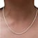 Sterling Silver Rope1MM Chain Necklace - 24"