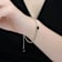 Emerald Color CZ Statement Bracelet In Sterling Silver