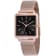 Oceanaut Women's Traditional Black Dial, Rose Stainless Steel Watch