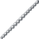 CZ Tennis Necklace In Sterling Silver 16 Inch