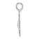 Rhodium Over Sterling Silver Polished Smiling Sun Pendant