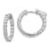 Rhodium Over 14K White Gold 1.5ct. 2.30mm G H I True Light Moissanite
Hoop Earrings