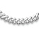 Rhodium Over Sterling Silver 9mm Monaco Link Cubic Zirconia Clasp 20
Inch Necklace