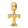 14K Yellow Gold Over Sterling Silver LogoArt University of Tennessee
Small Dangle Bead