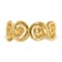 14K Yellow Gold Scroll Toe Ring