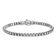 Rhodium Over Sterling Silver Polished 4mm Box 8 Inch Chain