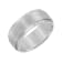 9mm Step-Edge Comfort Fit Band in Gray Tungsten Carbide with Brushed Finish
