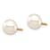 14K Yellow Gold Children's 6-7mm White Round Freshwater Cultured Pearl
Stud Earrings