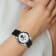 Charles Hubert Men's Stainless Steel Chronograph Silver Dial Watch