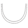Twisted Serpentine And Diamond-Cut Popcorn Chain Necklace Set Of 2 In
Sterling Silver 24 Inch