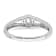 Rhodium Over 10K White Gold Lab Grown Diamond Complete Halo Engagement
Ring 0.34ctw