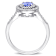 Tanzanite and Diamond 10K White Gold Ring 1.00ctw