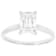 Lab-Grown Diamond Emerald-Cut Solitaire Ring In 14K White Gold 2.00ct