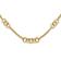 14K Yellow Gold Polished 2-Strand Linked Circle Necklace