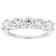 Lab-Grown Diamond Five-Stone Band Ring In 14K White Gold 2.00ctw