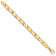 10k Yellow Gold 10.4mm Hand-polished Fancy Link Bracelet