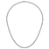 Rhodium Over Sterling Silver 2.7mm Box 24 Inch Chain