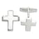 Sterling Silver Cross Cuff Links