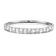 CZ Two-Row Bangle Bracelet In Sterling Silver