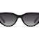 QUAY "NARROW DOWN" Black Cat Eye Frame / Smoke Polarized
Lenses Sunglasses