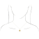 14K Yellow Gold Fire Opal and White Diamond Taurus Zodiac Symbol Pendant.