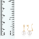 White Cultured Freshwater Pearl 14k Yellow Gold Earrings 7-7.5mm