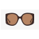 Gucci Round Sunglasses with Rectangle Edge -Tortoise 56mm