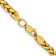 14k Yellow Gold 3.7mm Diamond-Cut Wheat Link 24 Inch Chain
