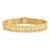 14K Yellow Gold Men's Satin and Polished 8-inch Link Bracelet