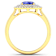 1.69ctw Violet Tanzanite and Diamond 14K Yellow Gold Halo Ring