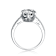 CZ Solitaire Ring In Sterling Silver