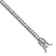 Rhodium Over Sterling Silver Polished Cubic Zirconia with Safety Clasp
Tennis Bracelet