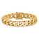 14k Yellow Gold and 14k White Gold 12mm Hand-polished Flat Beveled Curb
Link Bracelet