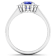 1.63ctw Violet Tanzanite and Diamond 14K White Gold Halo Ring