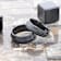 TALON Black Titanium Ring with Black Sapphires 8mm