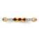 14K Yellow Gold Stackable Expressions Lab Created Ruby and Diamond Ring 0.18ctw