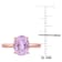 2.37ctw Rose de France Amethyst 14k Rose Gold Ring