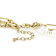 Pearl Simulant Paperclip And Cuban Link Necklace In Gold-Tone 18 Inch