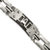 Stainless Steel Brushed and Polished Black IP-plated DAD 9-inch Bracelet