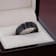 REVOLVE Black Tungsten Brushed Finish Spinner Polished Base Spinning
Band 8mm
