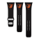 Gametime MLB Baltimore Orioles Black Silicone Apple Watch Band (42/44mm
M/L). Watch not included.