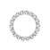 White Cubic Zirconia Platinum Over Sterling Silver Asscher Cut Ring 4.75ctw