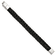 Black Leather and Stainless Steel Polished Black IP-plated with 0.5-inch
Extension Bracelet
