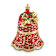BELLE Festive Bell Trinket Box with Ring Insert